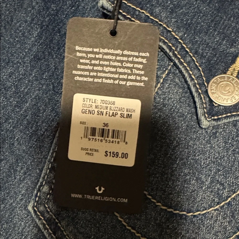 True Religion flap pockets